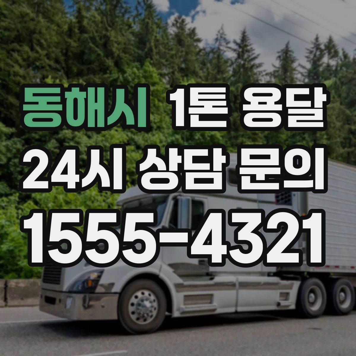 동해시 1톤 용달