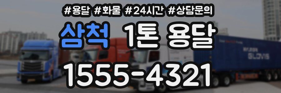 삼척 1톤 용달