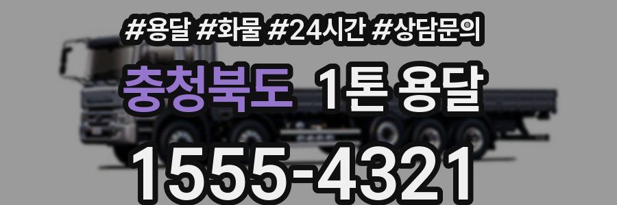 충청북도 1톤 용달