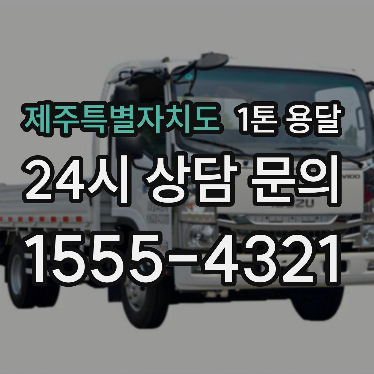 제주특별자치도 1톤 용달