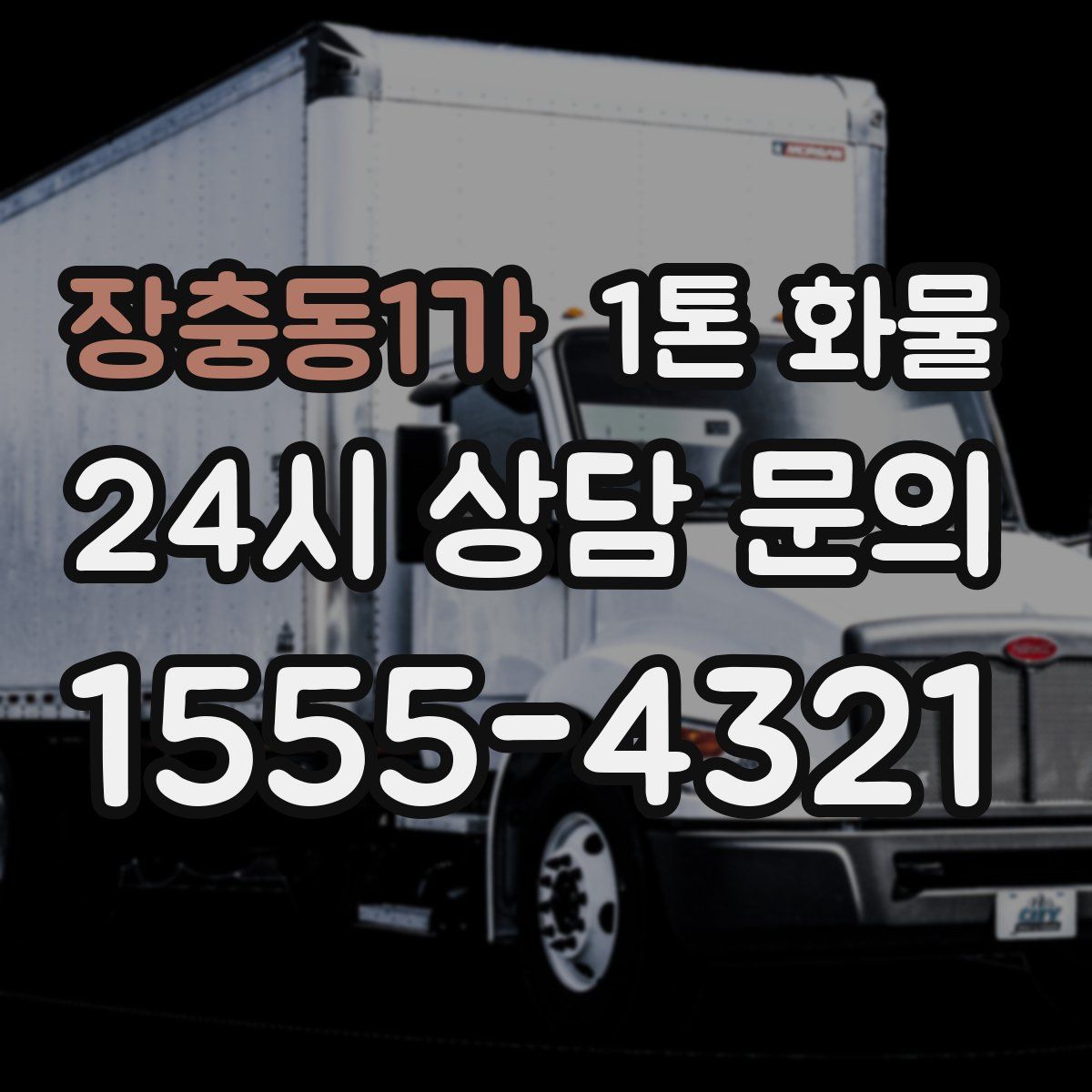 장충동1가 1톤 화물