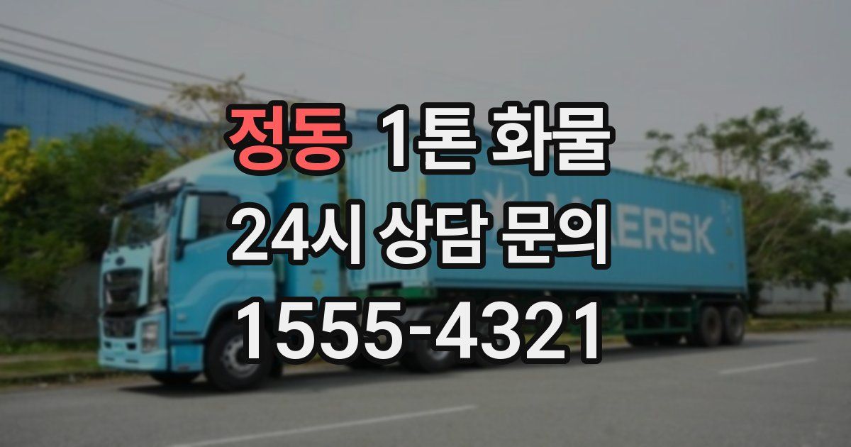 정동 1톤 화물