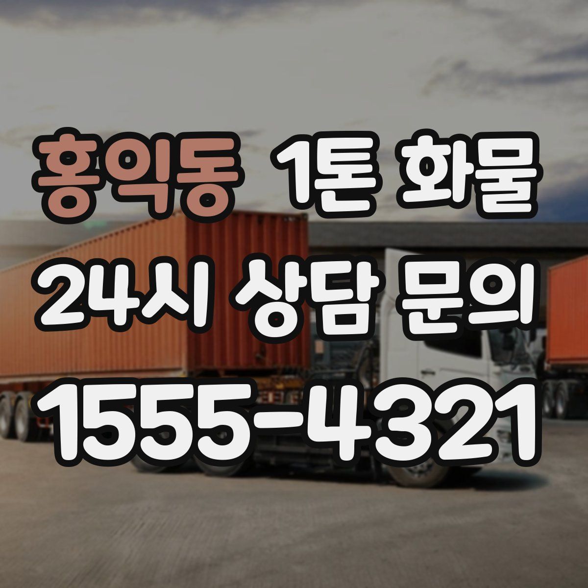 홍익동 1톤 화물