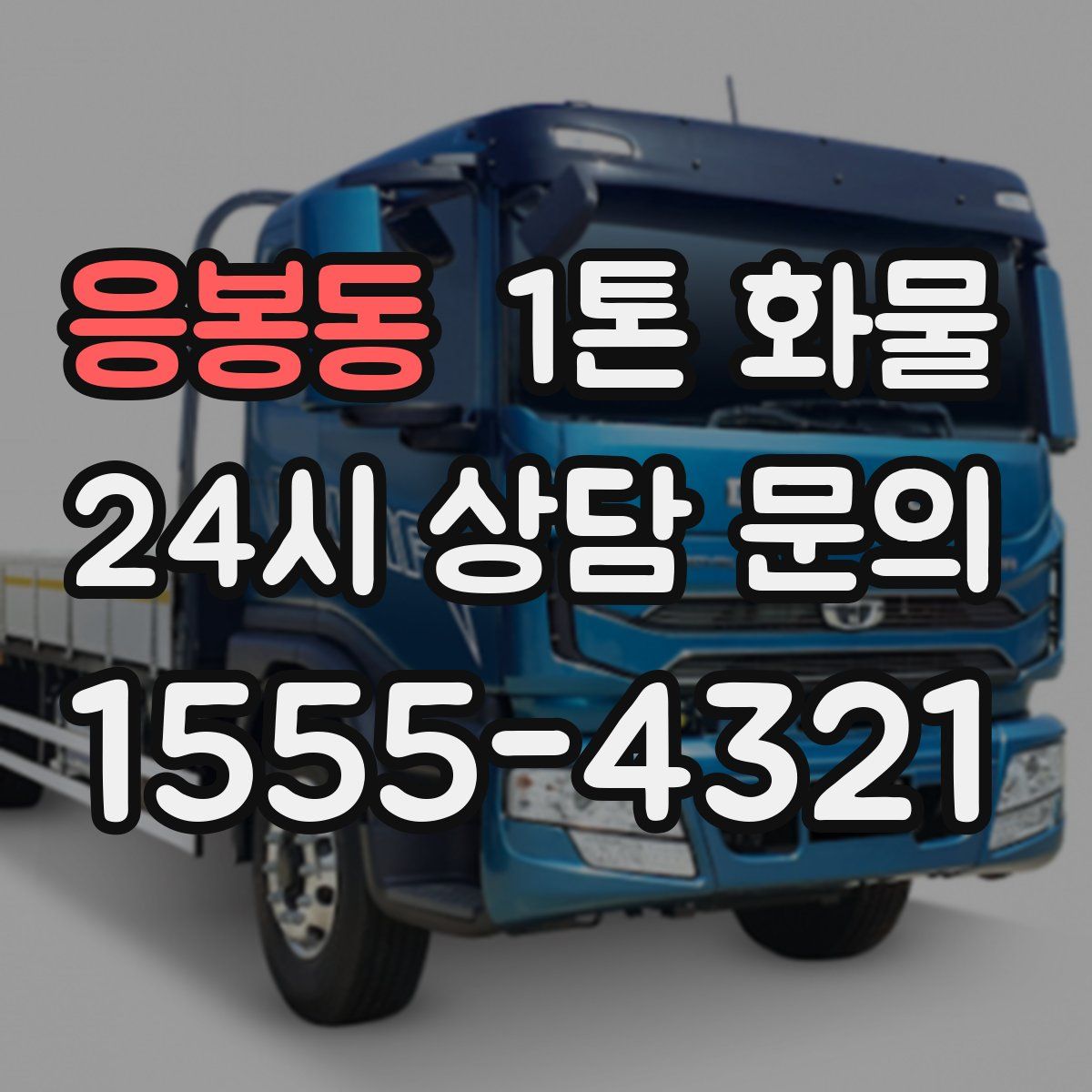응봉동 1톤 화물
