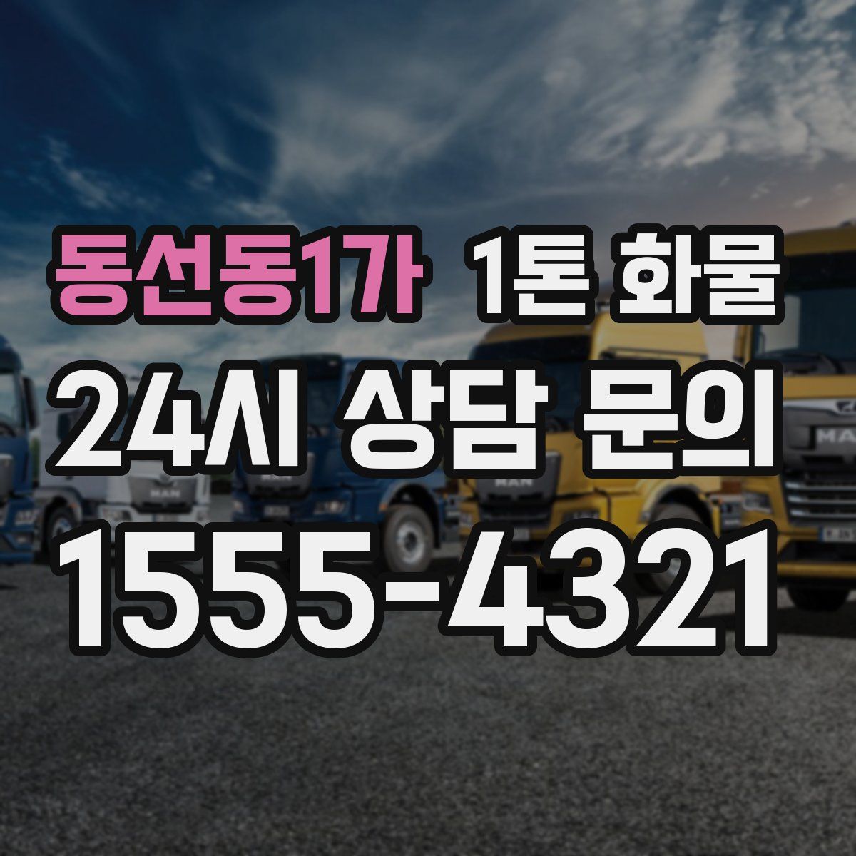 동선동1가 1톤 화물