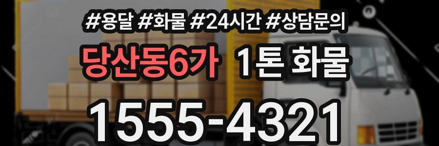 당산동6가 1톤 화물