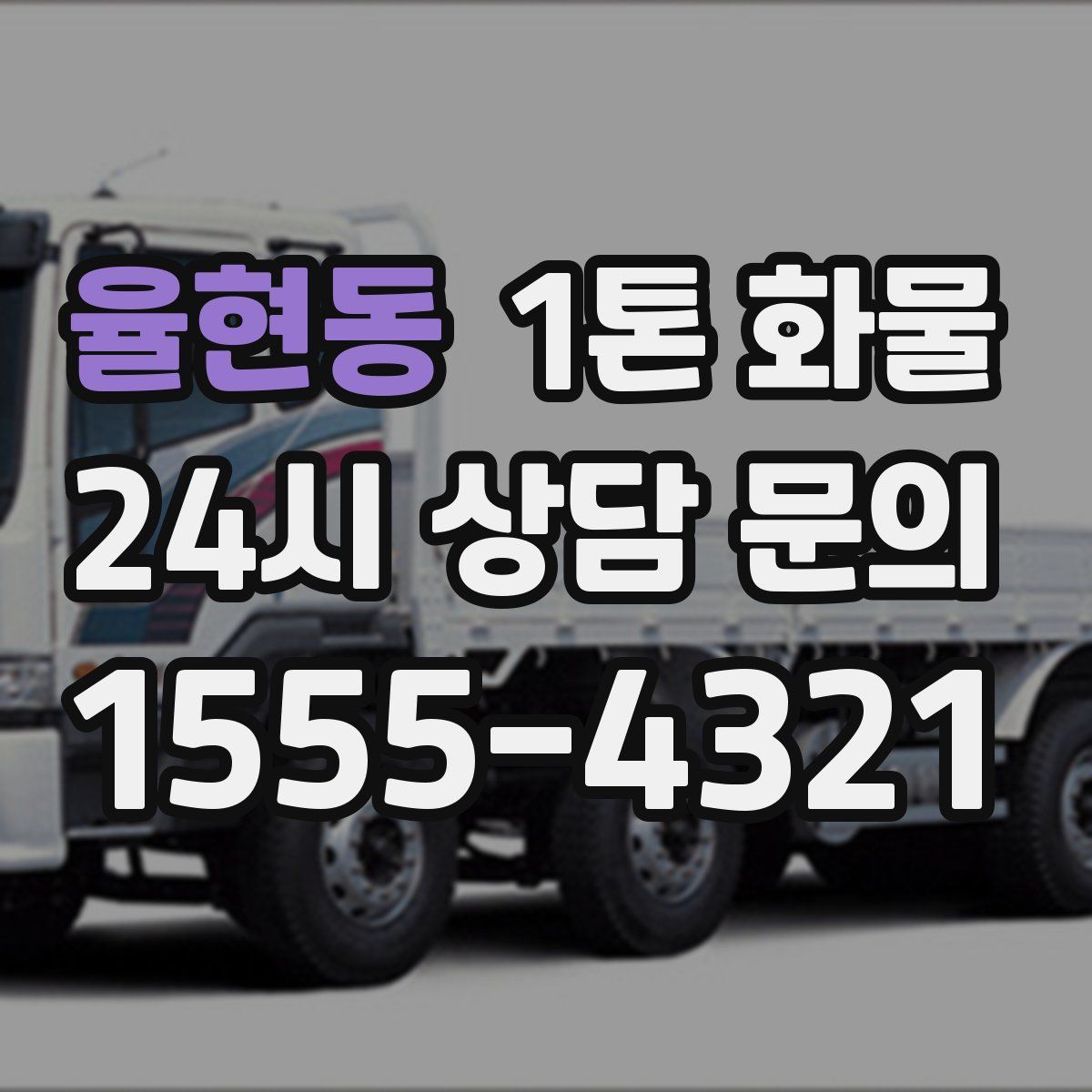 율현동 1톤 화물