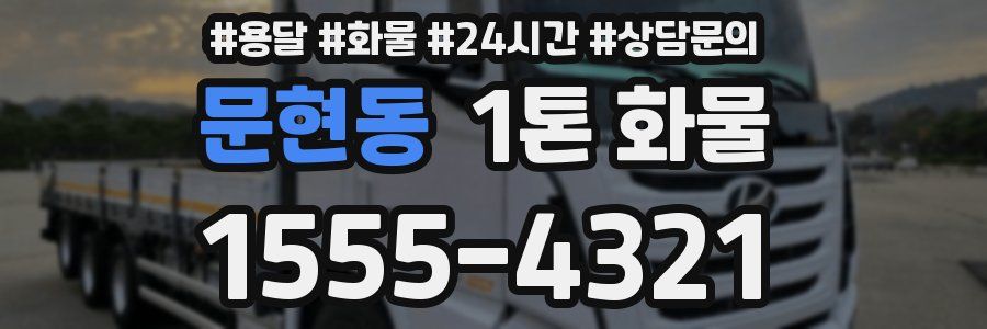 문현동 1톤 화물