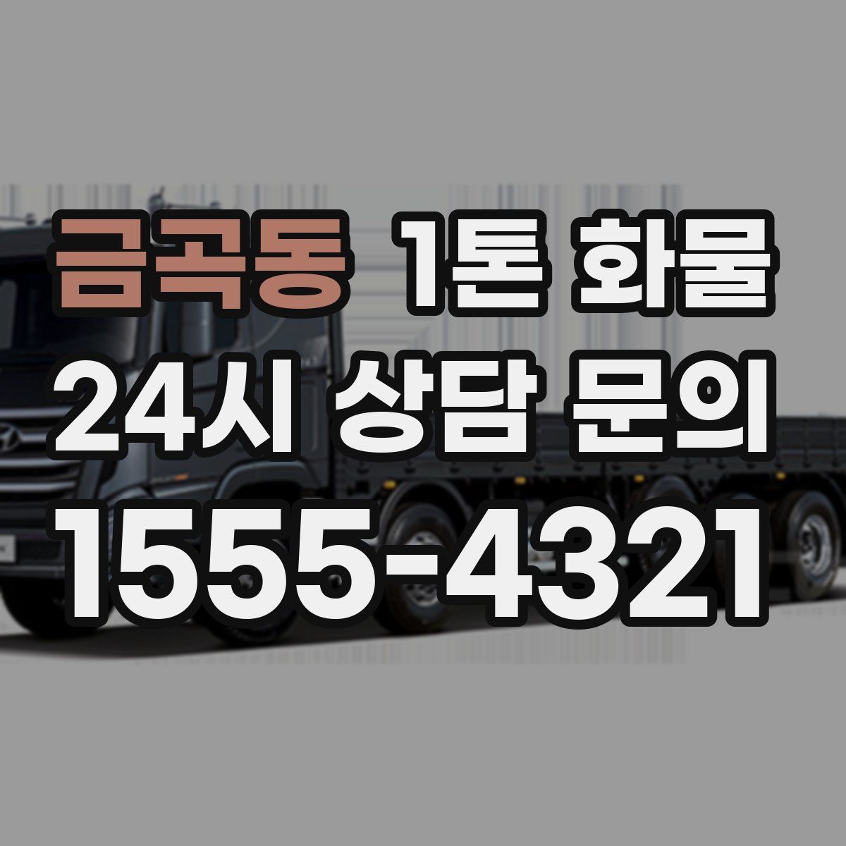 금곡동 1톤 화물