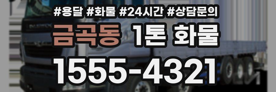 금곡동 1톤 화물