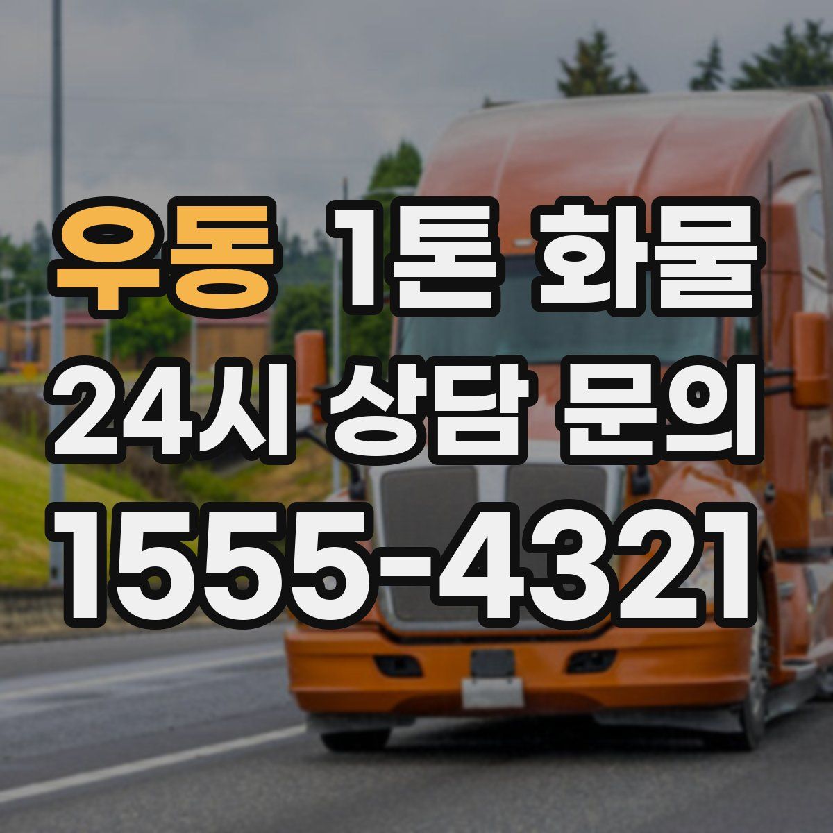 우동 1톤 화물