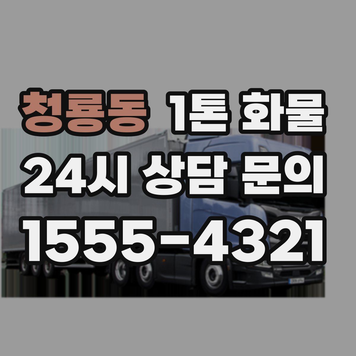 청룡동 1톤 화물
