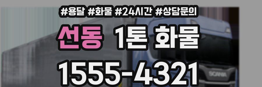 선동 1톤 화물