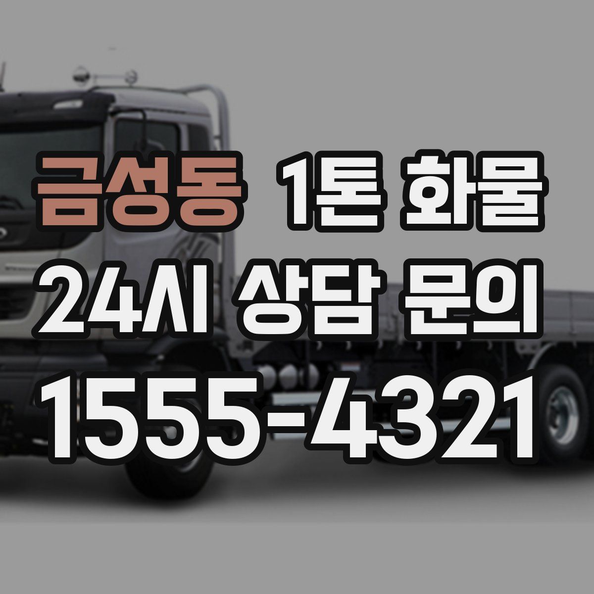 금성동 1톤 화물