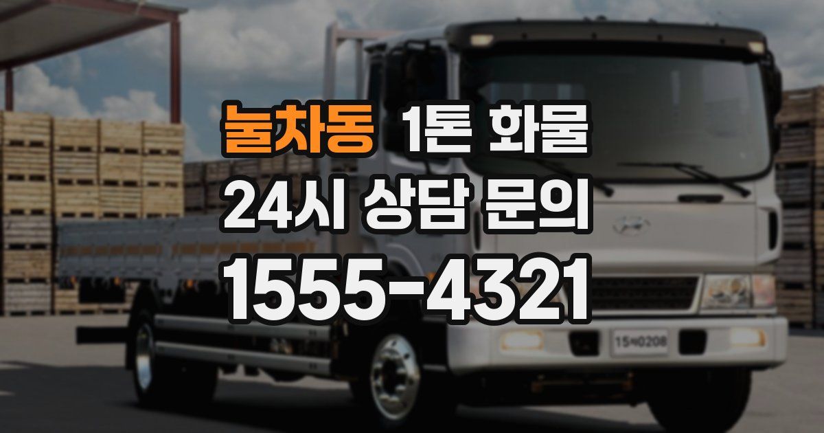 눌차동 1톤 화물