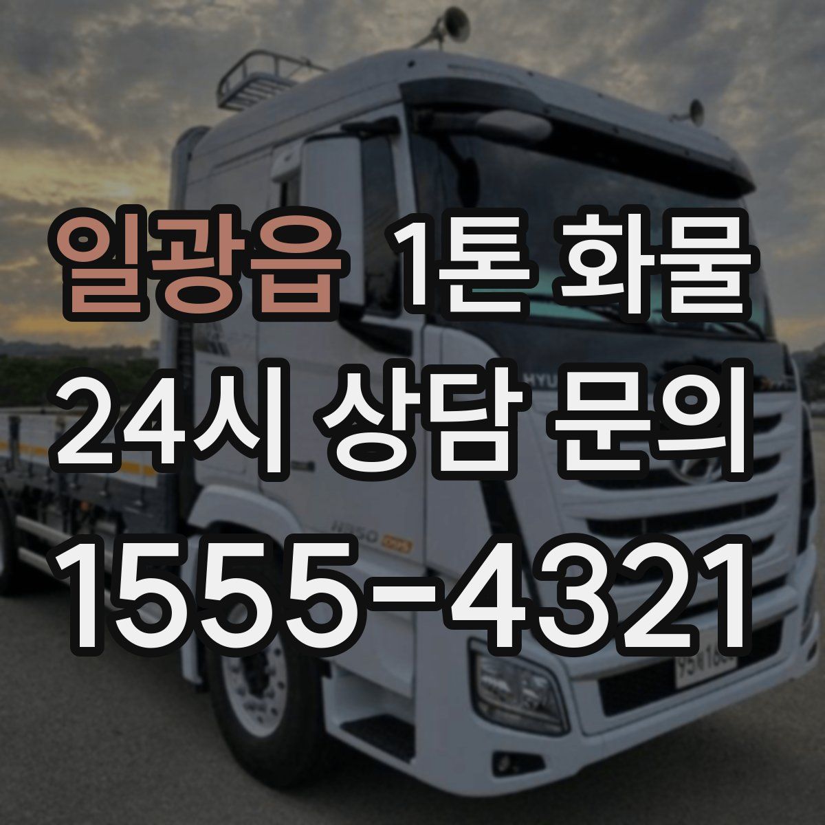 일광읍 1톤 화물