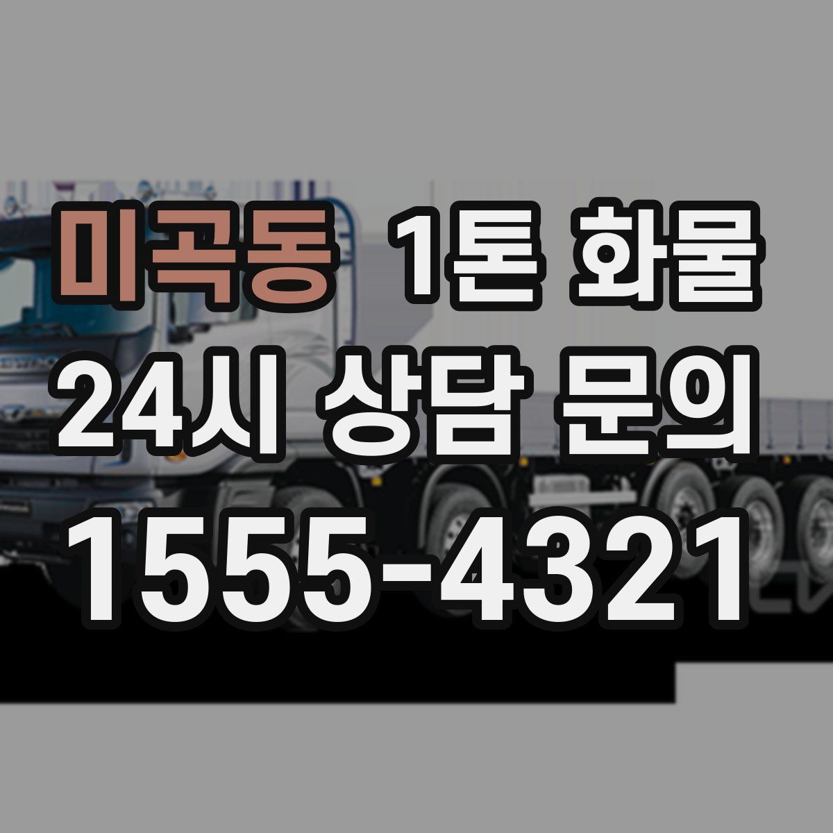 미곡동 1톤 화물