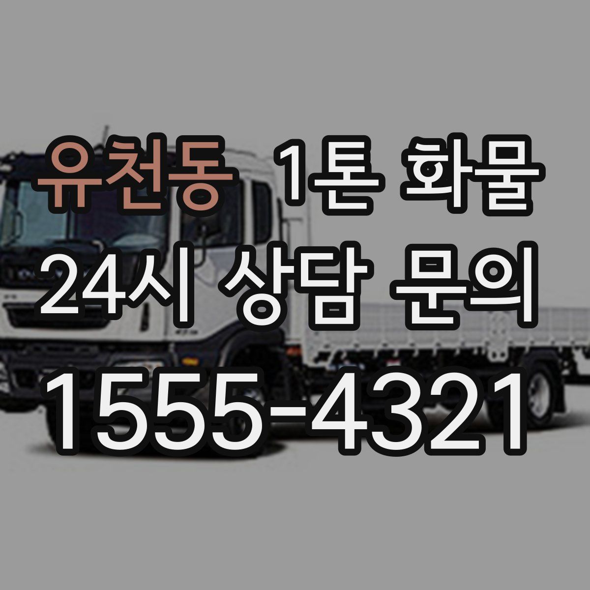 유천동 1톤 화물