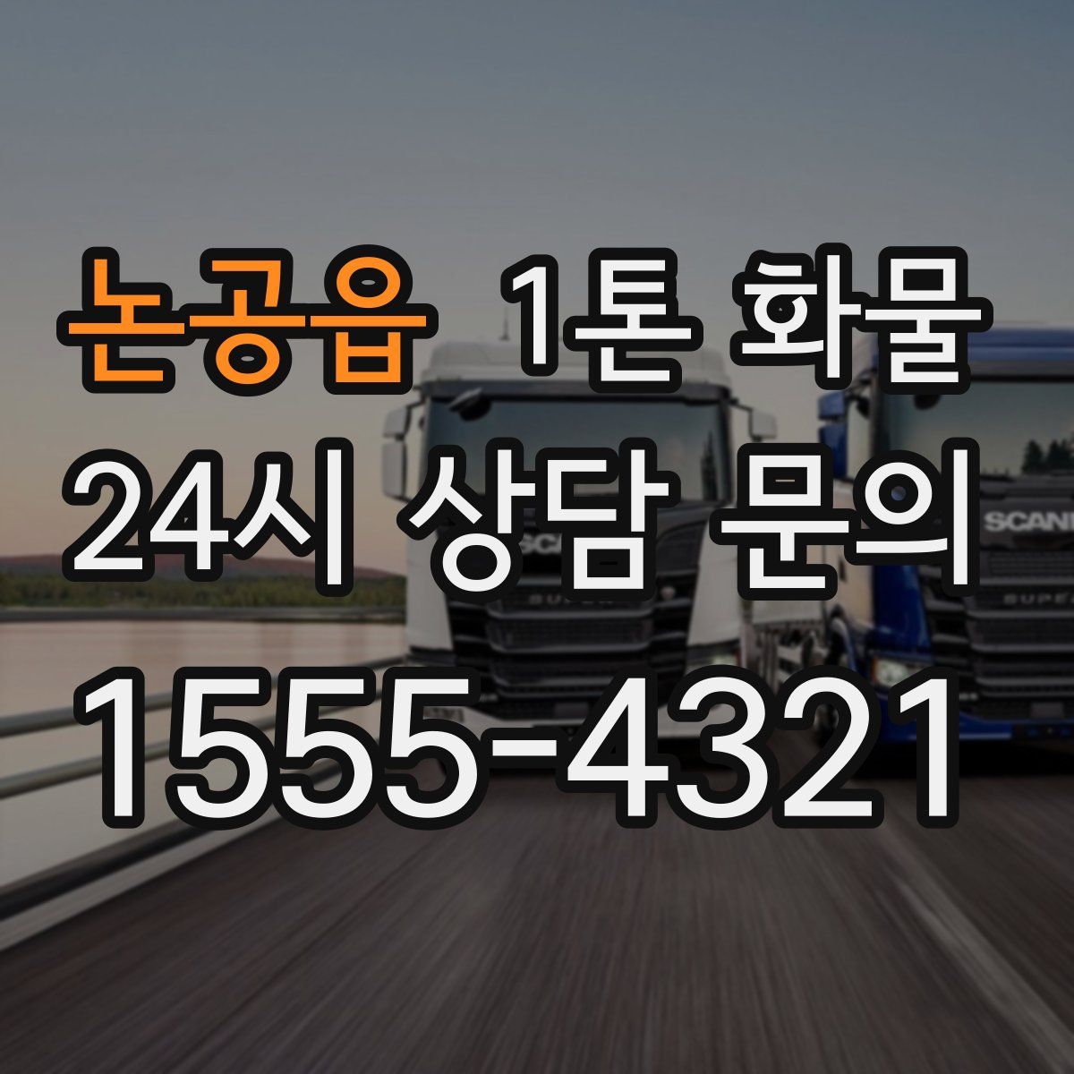 논공읍 1톤 화물