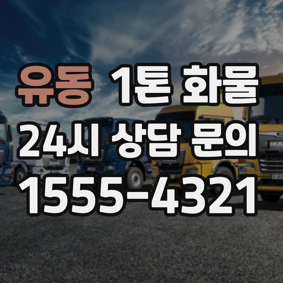 유동 1톤 화물