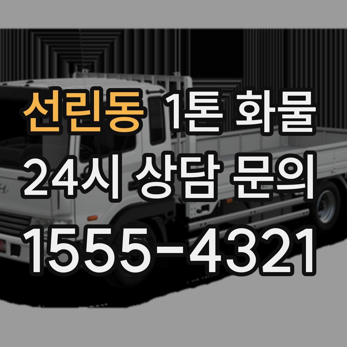 선린동 1톤 화물