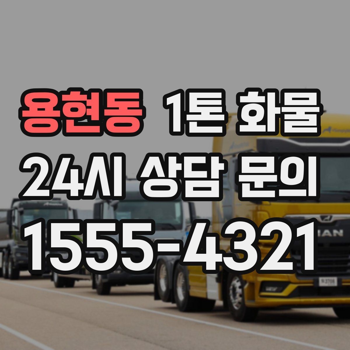 용현동 1톤 화물