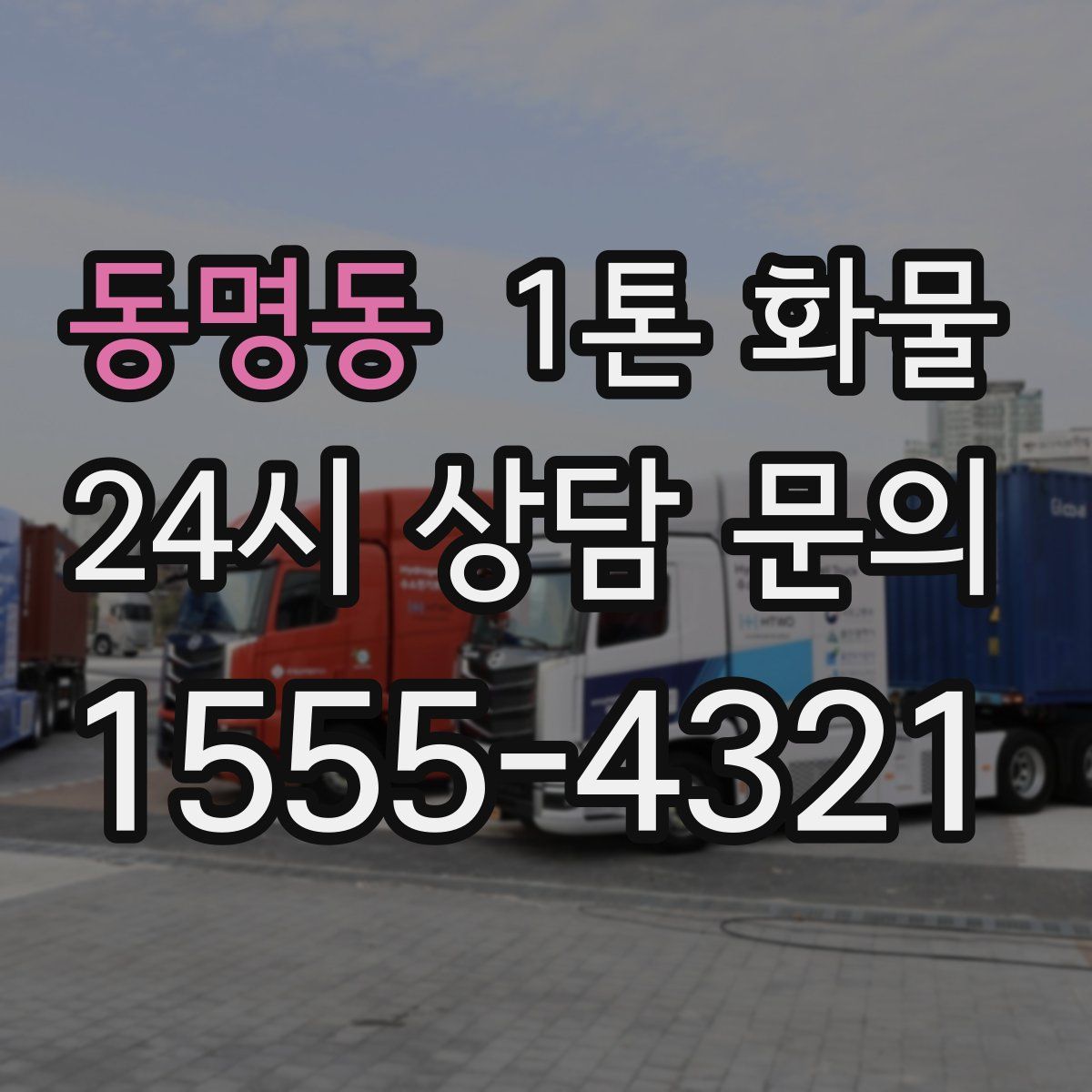 동명동 1톤 화물