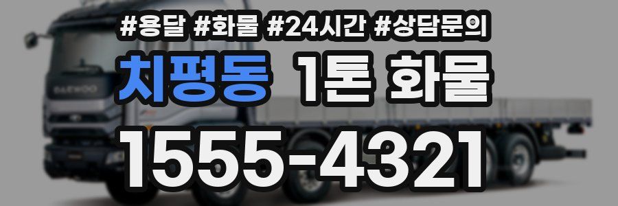 치평동 1톤 화물