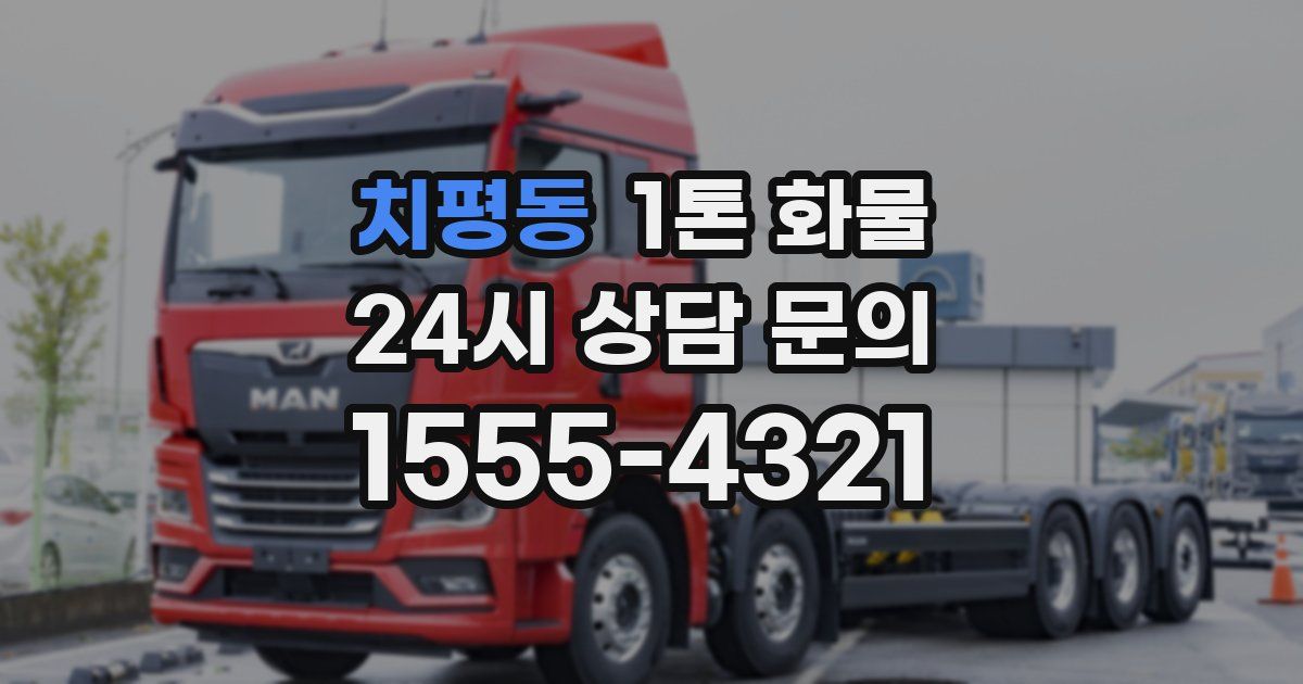 치평동 1톤 화물
