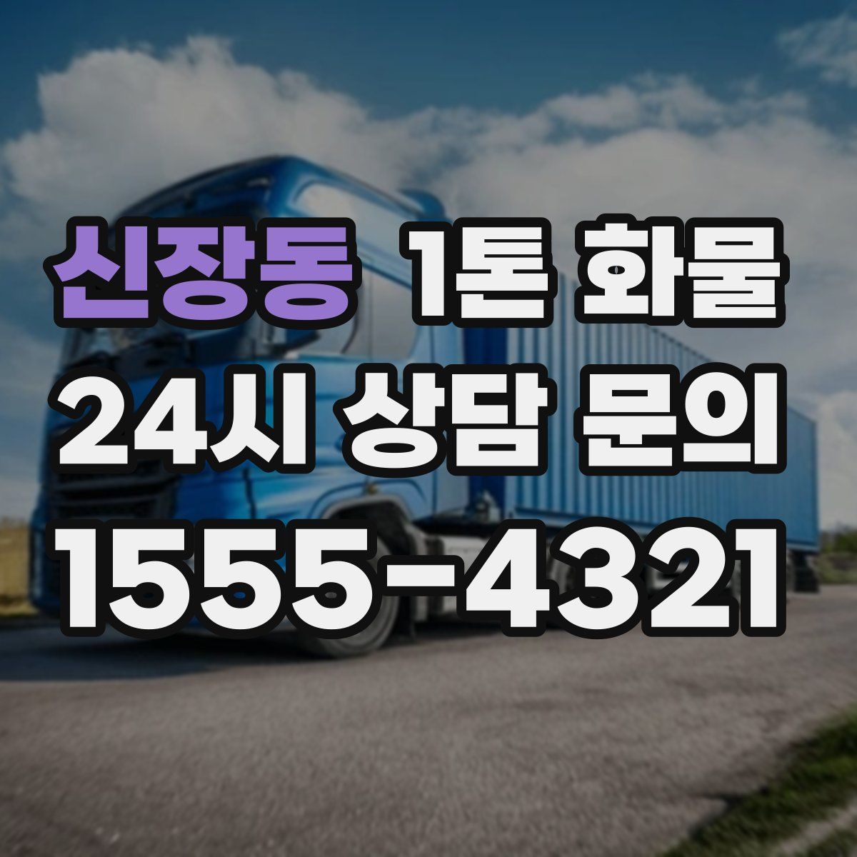 신장동 1톤 화물