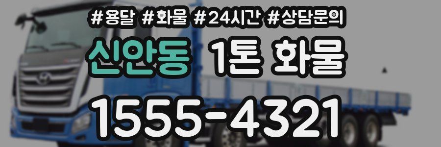 신안동 1톤 화물