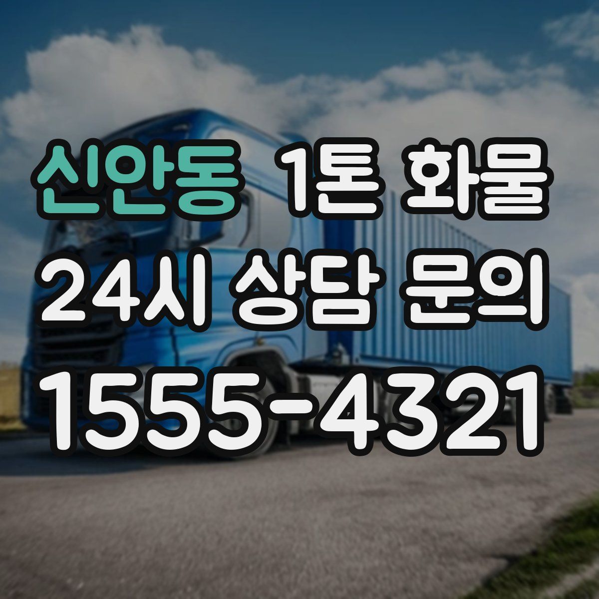 신안동 1톤 화물