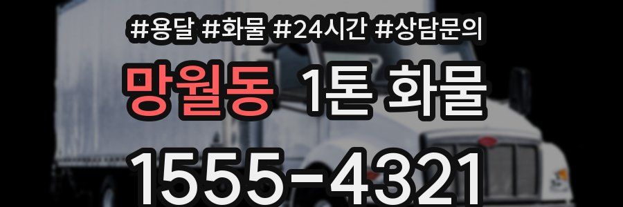 망월동 1톤 화물