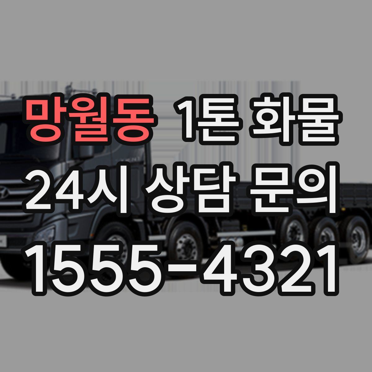 망월동 1톤 화물