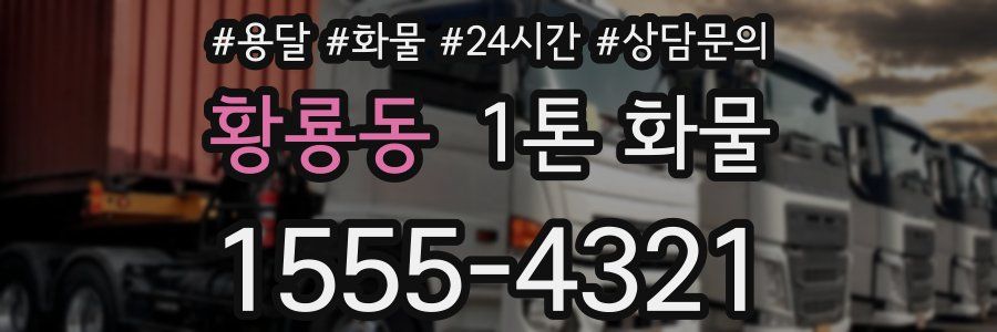 황룡동 1톤 화물