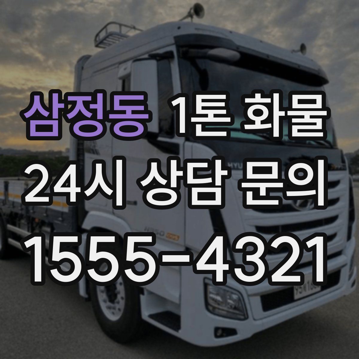 삼정동 1톤 화물