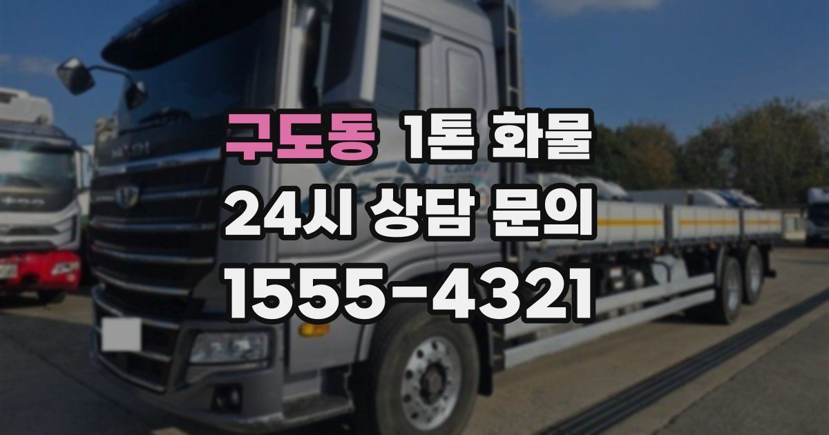 구도동 1톤 화물