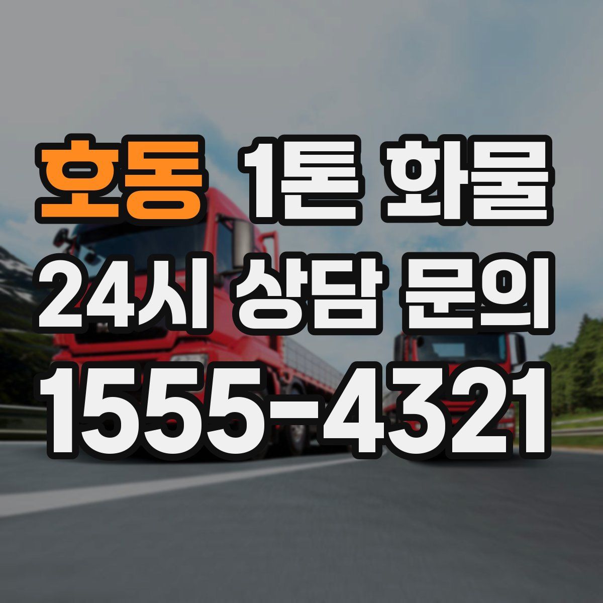 호동 1톤 화물