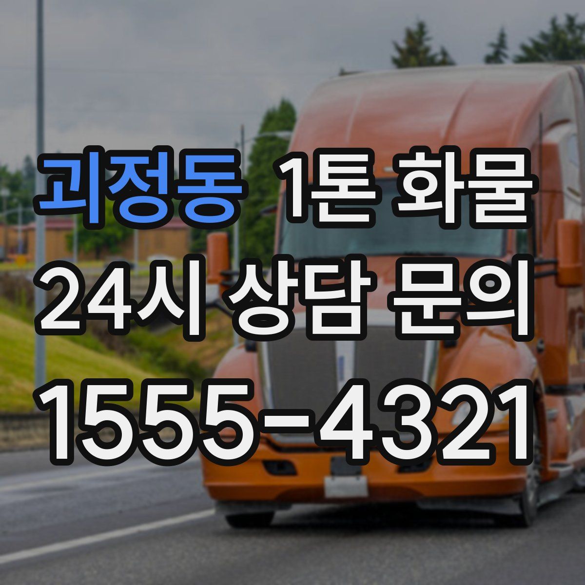 괴정동 1톤 화물