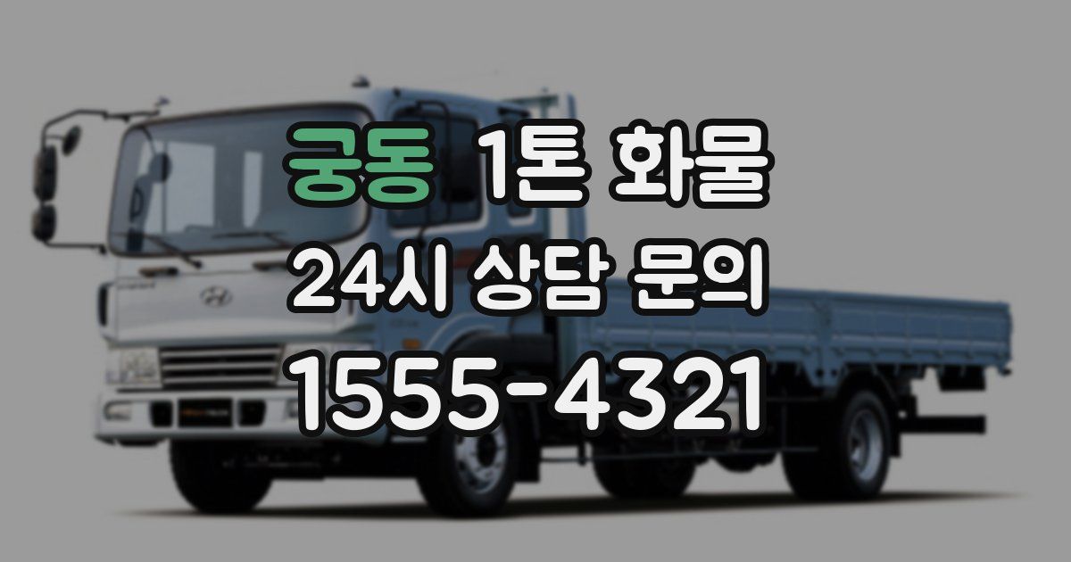 궁동 1톤 화물
