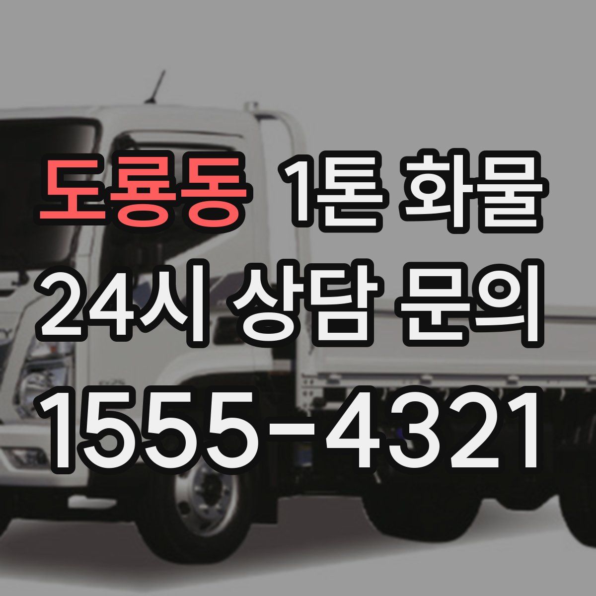 도룡동 1톤 화물