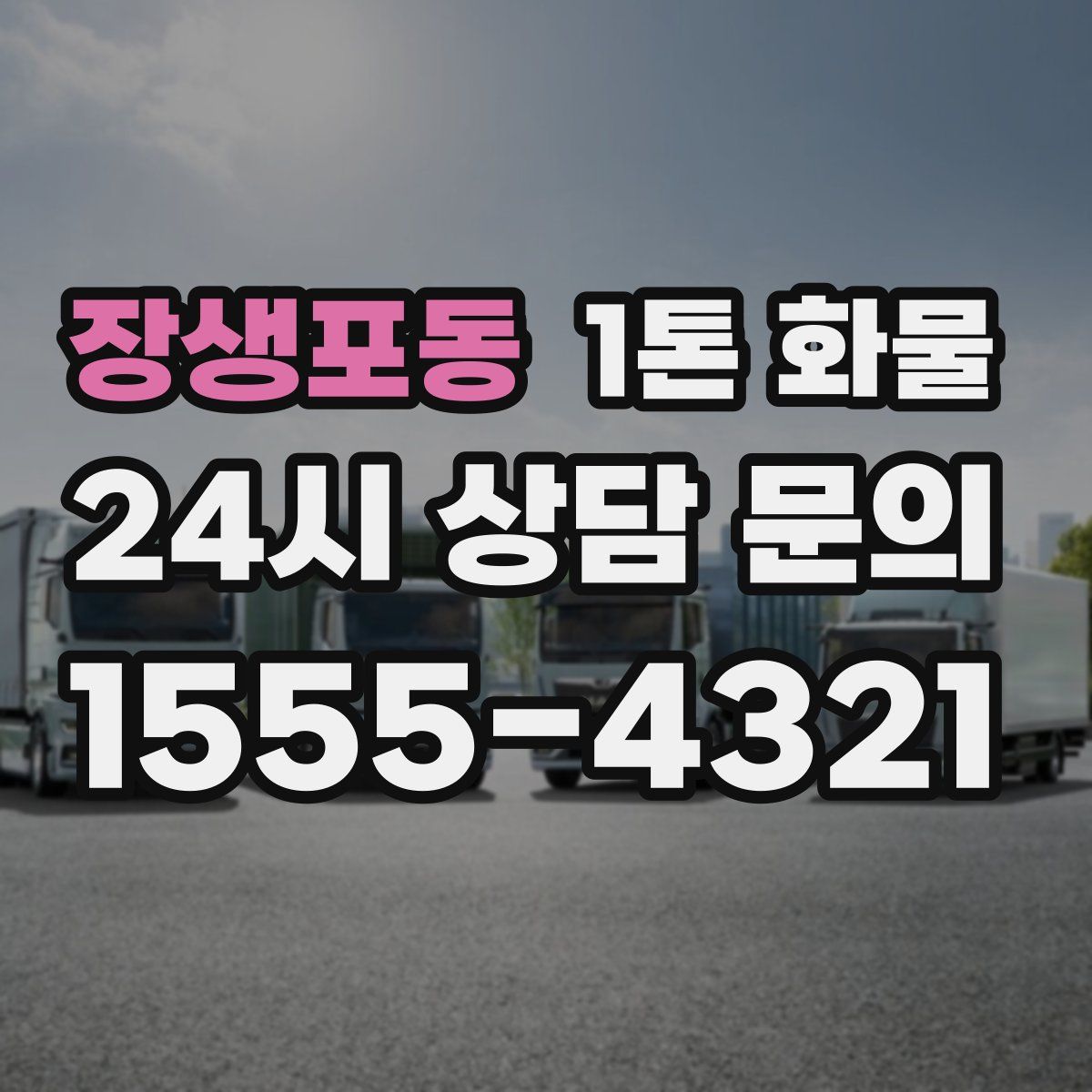 장생포동 1톤 화물