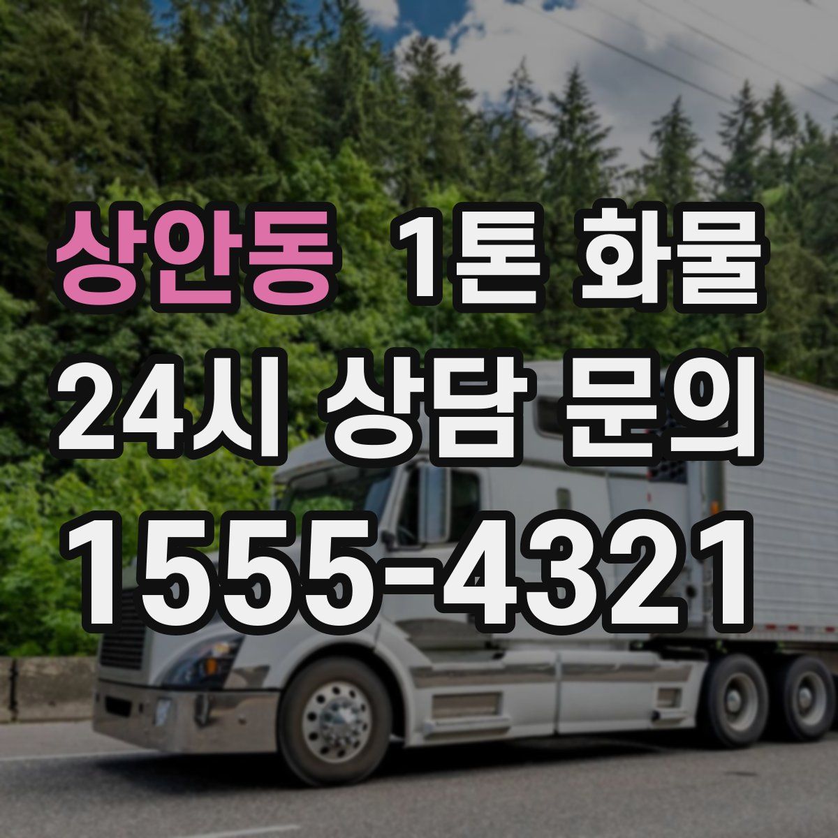 상안동 1톤 화물