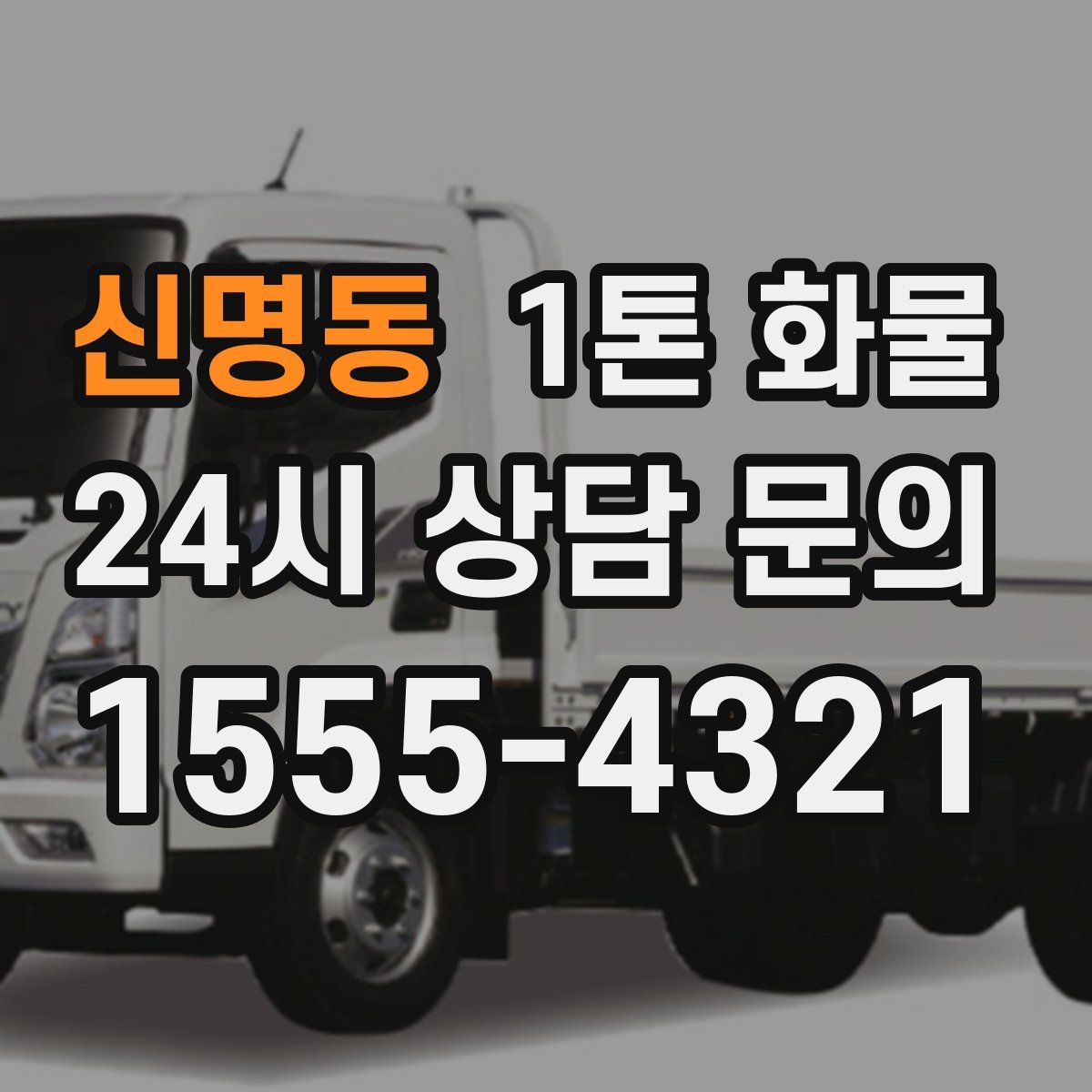신명동 1톤 화물
