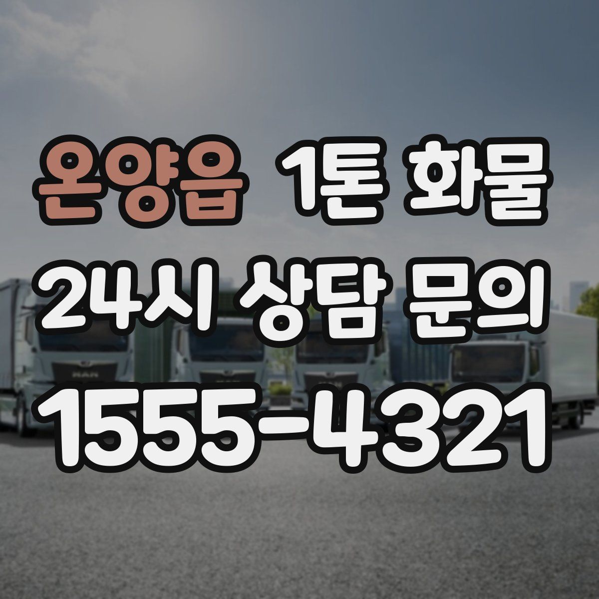 온양읍 1톤 화물
