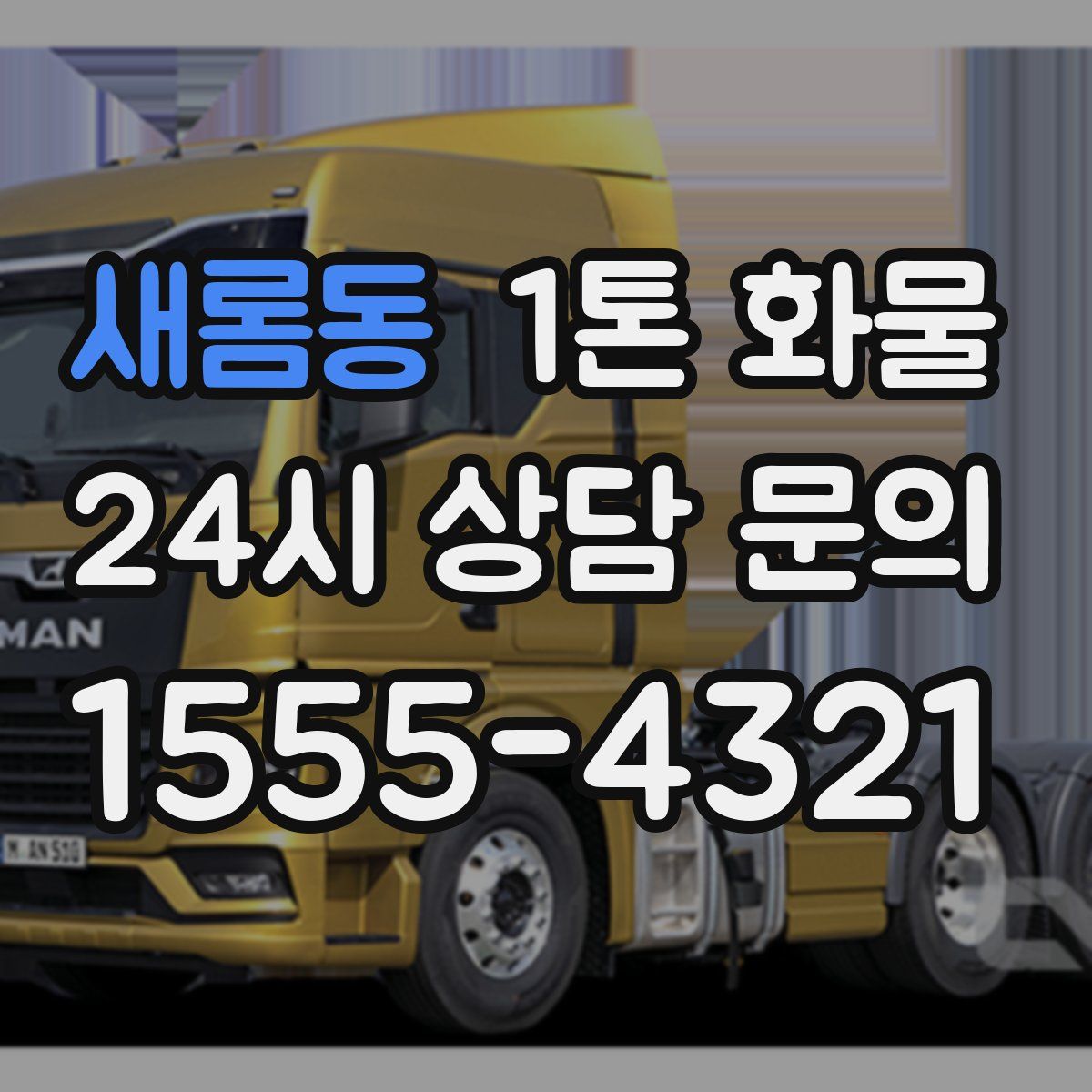 새롬동 1톤 화물