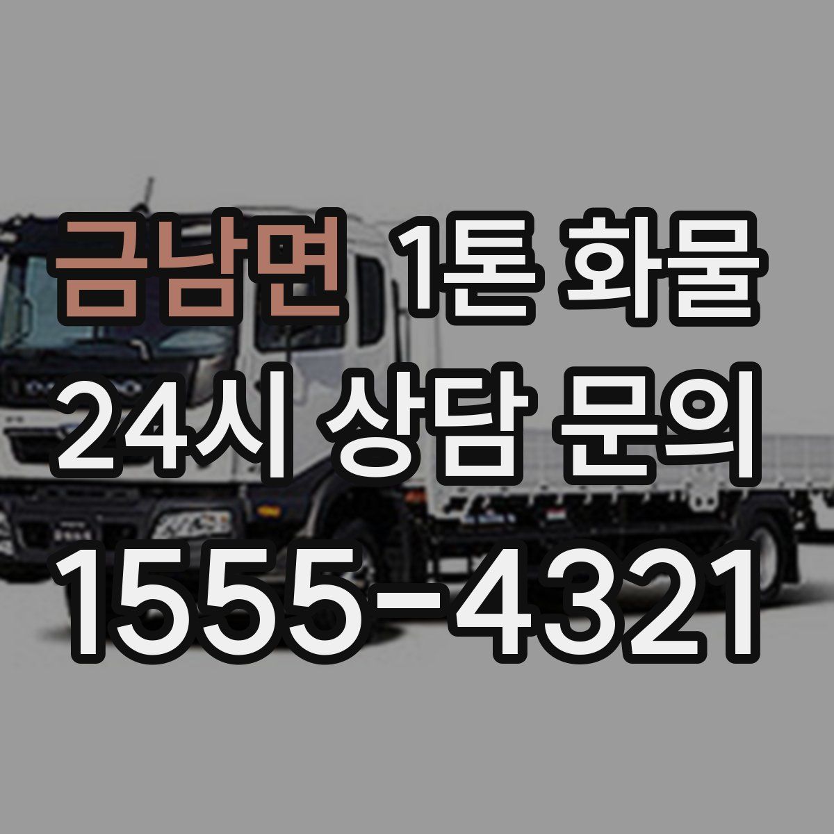 금남면 1톤 화물