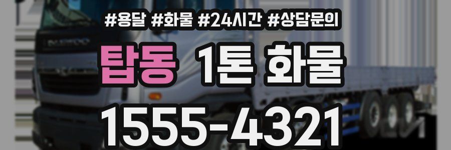 탑동 1톤 화물