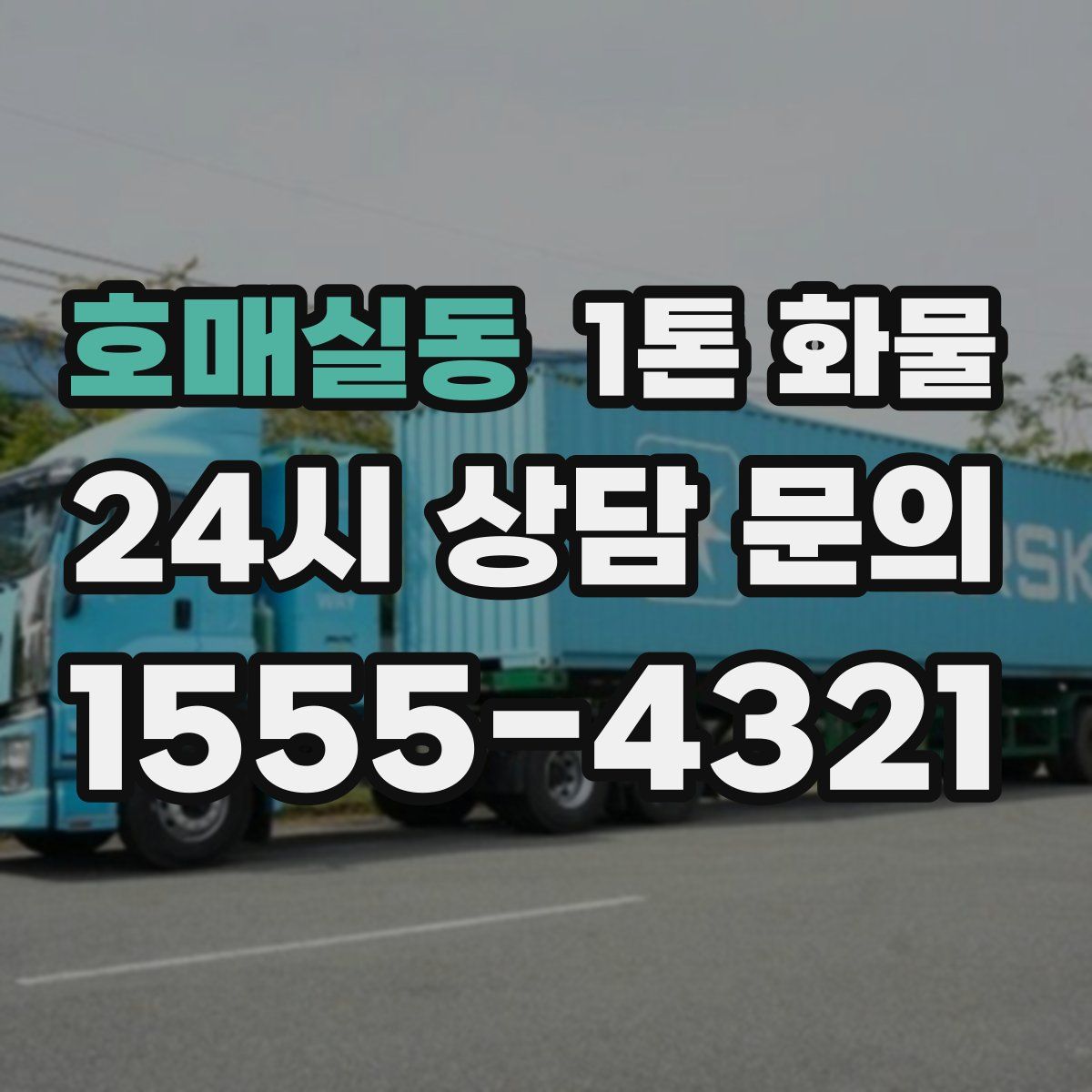 호매실동 1톤 화물