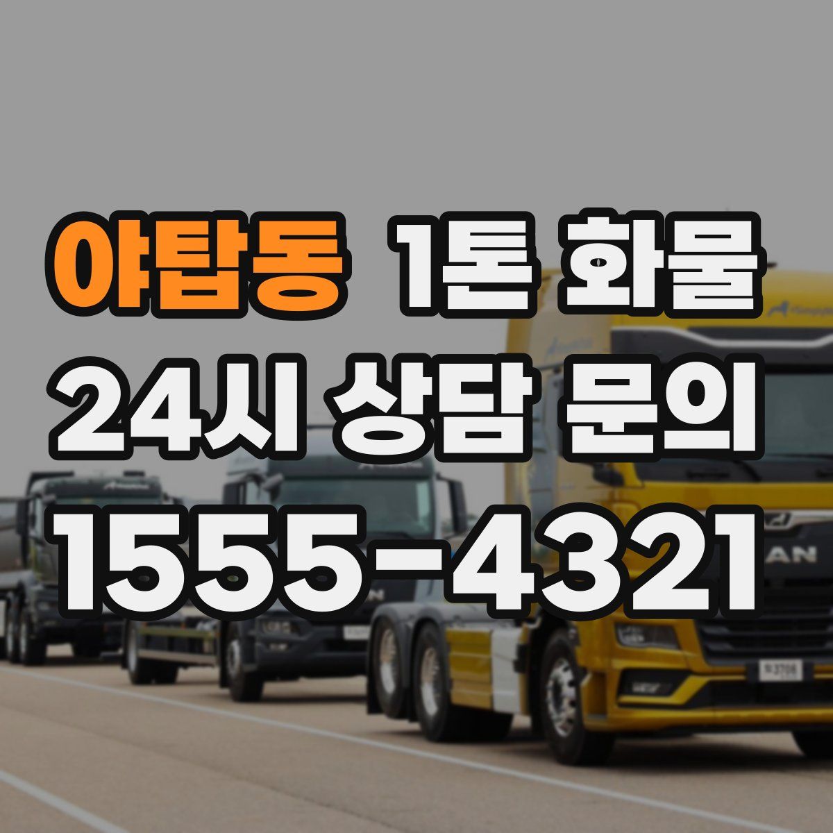 야탑동 1톤 화물